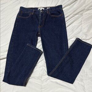 Re/Done Blue Straight Leg Jeans Timeless Design